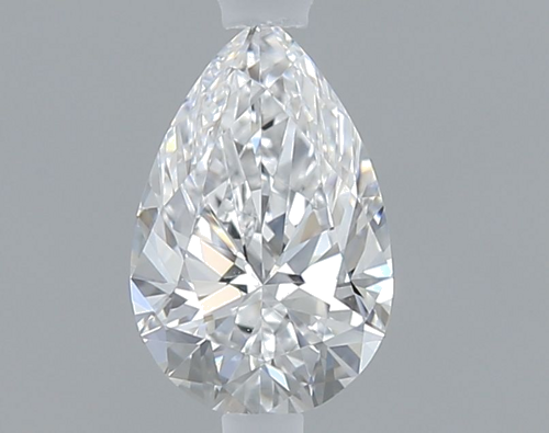 0.3 carat D-VVS1 Natūralus Pear Deimantas (1)