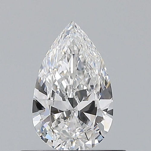 0.5 carat E-VVS1 Natūralus Pear Deimantas (1)