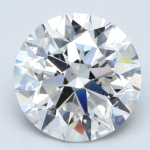 3.01 carat F-VS2 Excellent cut Natūralus Round Deimantas (1)