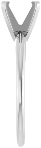 Sužadėtuvių Žiedas „Solitaire“ 950 Platinos Round 7mm (4)
