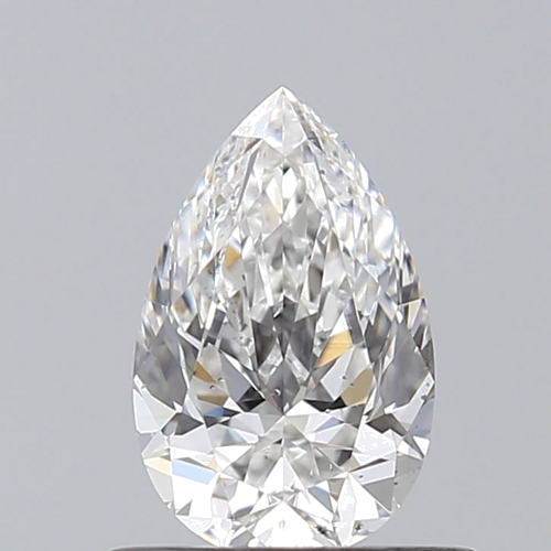 0.67 carat E-SI1 Natūralus Pear Deimantas (1)