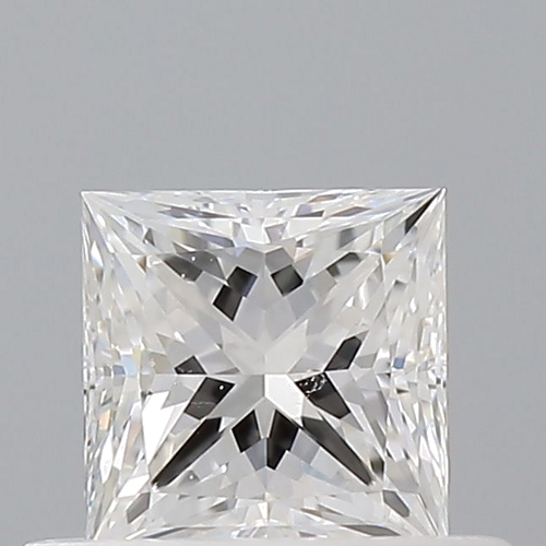 0.5 carat E-SI1 Natūralus Princess Deimantas (1)