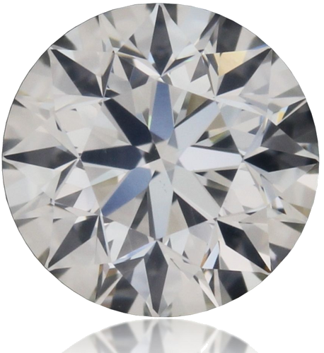 0.5 carat H-VVS1 GD cut Natūralus Round Deimantas (1)