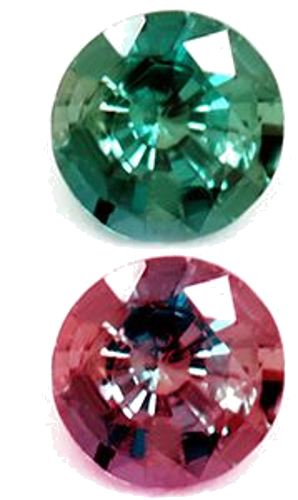 0.19 carat GREEN Round Alexandrite (1)