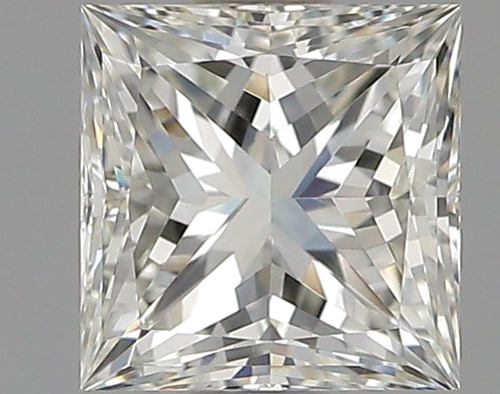 0.5 carat J-VS1 Natūralus Princess Deimantas (1)