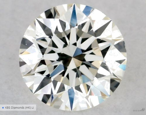 0.31 carat I-VVS2 Excellent cut Natūralus Round Deimantas (1)