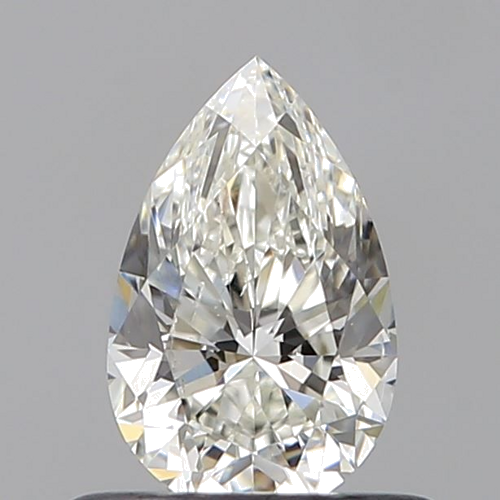 0.5 carat I-SI1 Natūralus Pear Deimantas (1)