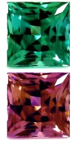 0.12 carat GREEN Square Alexandrite (1)