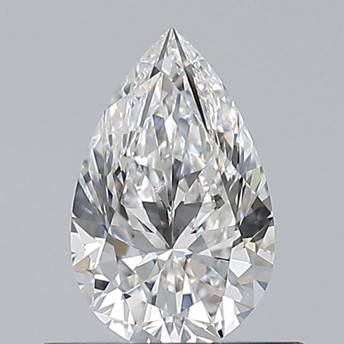 0.53 carat F-VVS1 Natūralus Pear Deimantas (1)