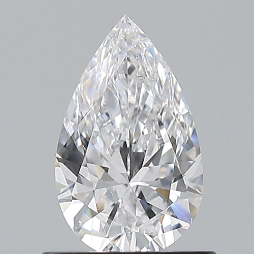 0.7 carat D-VS2 Natūralus Pear Deimantas (1)