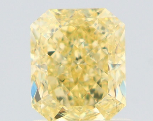 1.23 carat Fancy Yellow-VS1 Natūralus Radiant Deimantas (1)