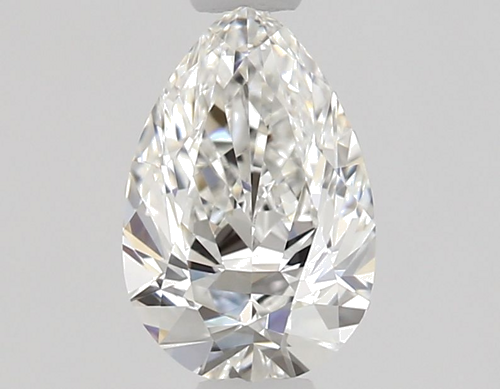 0.53 carat F-VVS1 Natūralus Pear Deimantas (1)