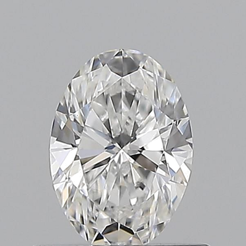 0.56 carat D-VVS2 Natūralus Oval Deimantas (1)