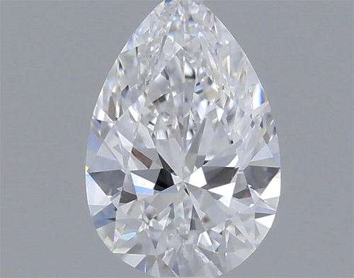 0.3 carat D-VVS1 Natūralus Pear Deimantas (1)