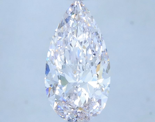 1.0 carat Very Light Pink-SI1 Natūralus Pear Deimantas (1)