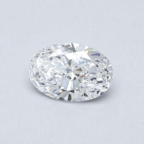 0.4 carat D-VS1 Natūralus Oval Deimantas (1)