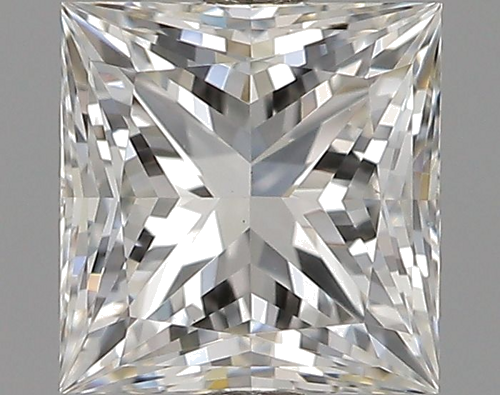 0.64 carat G-VS2 Natūralus Princess Deimantas (1)