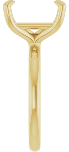 Sužadėtuvių Žiedas „Solitaire“ 18k yellow gold Emerald 11mm x 9mm (4)