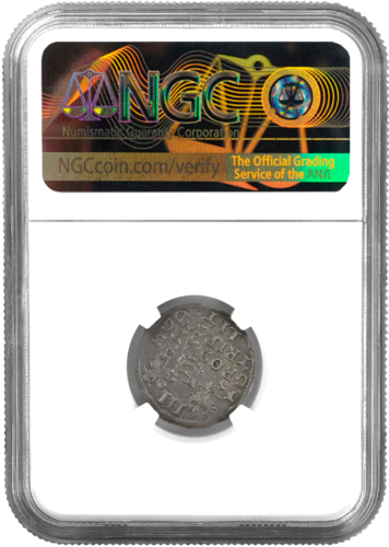 3 skaisti Lietuvas sidabru monēta AU 50 1583 (sertificēta ar NGC) (2)