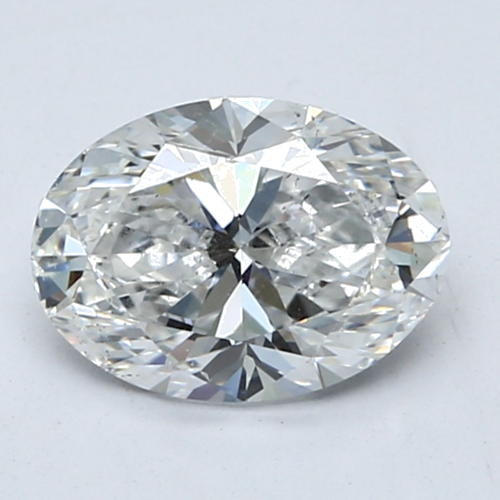 1.5 carat D-SI1 Natūralus Oval Deimantas (1)