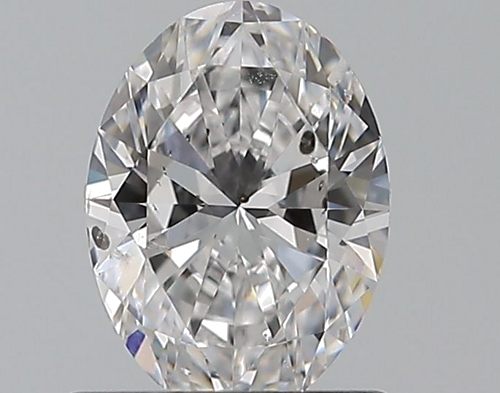 0.71 carat D-SI2 Natūralus Oval Deimantas (1)