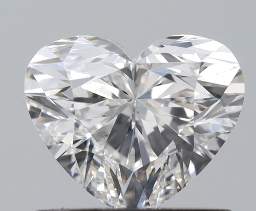 0.7 carat F-SI1 Natūralus Heart Deimantas (1)