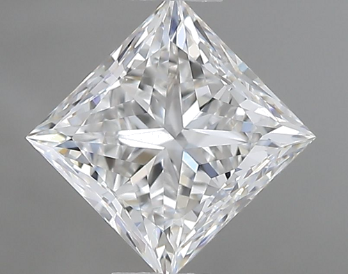 0.9 carat F-VVS1 Natūralus Princess Deimantas (1)