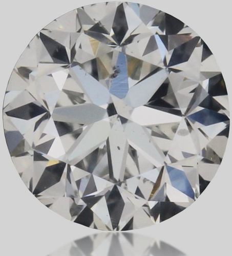 0.4 carat F-SI2 GD cut Natūralus Round Deimantas (1)