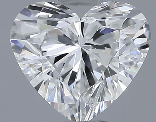 0.73 carat E-VS1 Natūralus Heart Deimantas (1)
