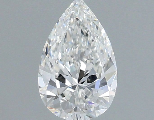 0.4 carat G-VVS2 Natūralus Pear Deimantas (1)