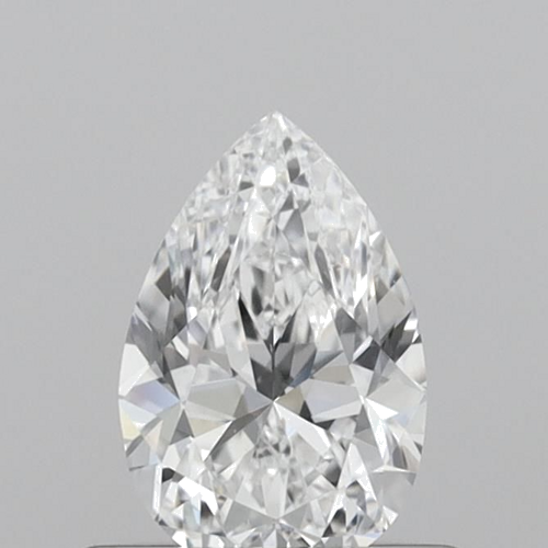 0.5 carat D-VS2 Natūralus Pear Deimantas (1)