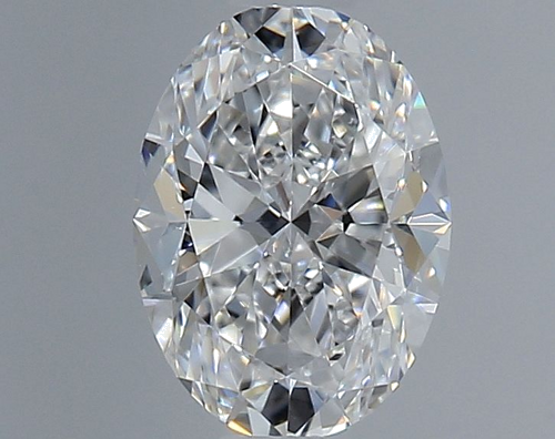 0.5 carat D-VS2 Natūralus Oval Deimantas (1)