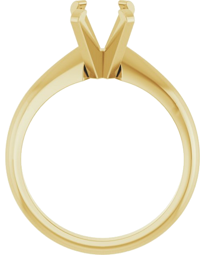 Sužadėtuvių Žiedas „Heavyweight Solitaire“ 14k yellow gold Emerald 7.5mm x 5.5mm (2)