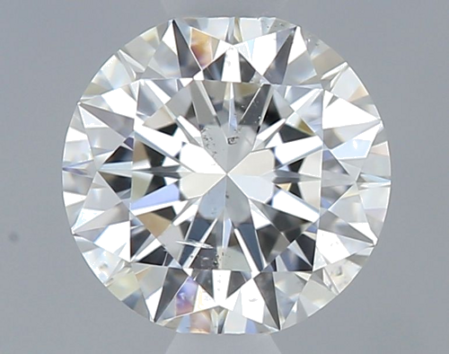 0.53 carat G-SI2 Excellent cut Natūralus Round Deimantas (1)