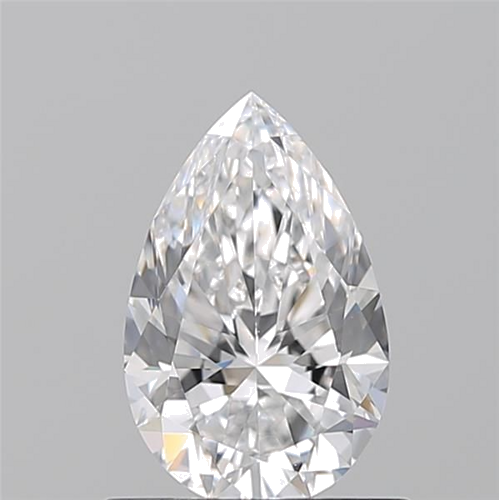 0.7 carat D-VS1 Natūralus Pear Deimantas (1)