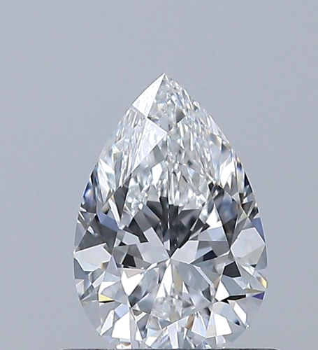 0.6 carat D-VS1 Natūralus Pear Deimantas (1)