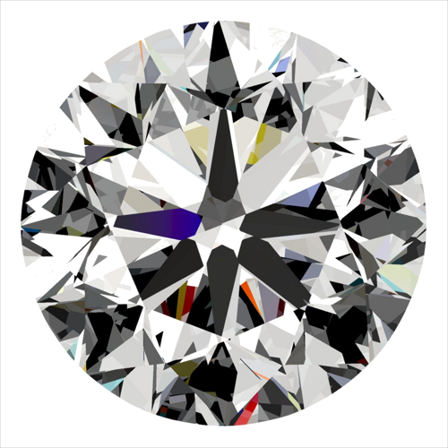 0.3 carat E-VVS1 Very Good cut Natūralus Round Deimantas (1)