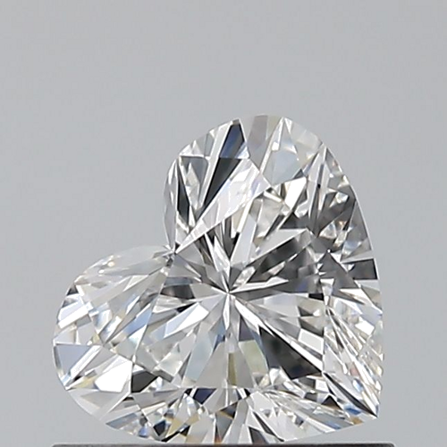 0.6 carat F-VVS2 Natūralus Heart Deimantas (1)