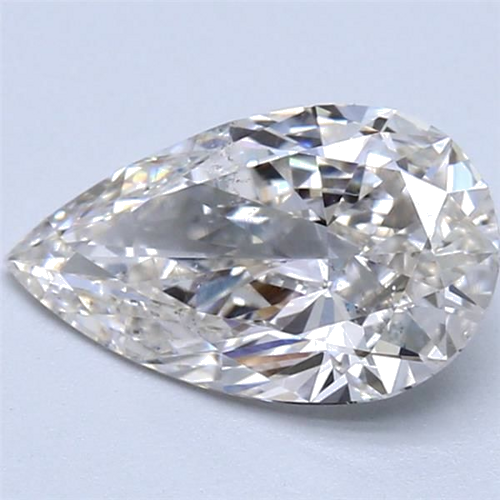 1.36 carat I-SI1 Natūralus Pear Deimantas (1)
