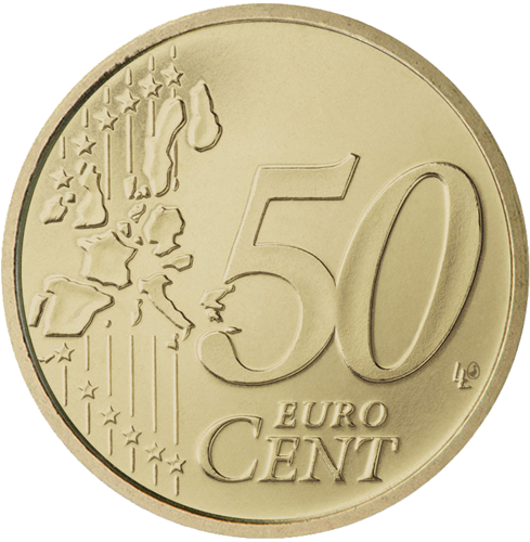 2025 San Marinas Nacionalinė 50 euro centų moneta (2)