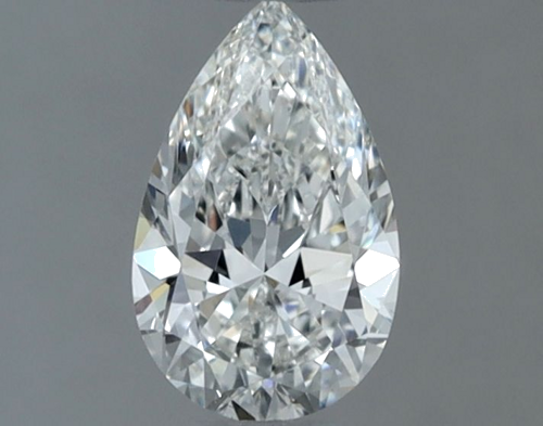 0.6 carat G-VS1 Natūralus Pear Deimantas (1)