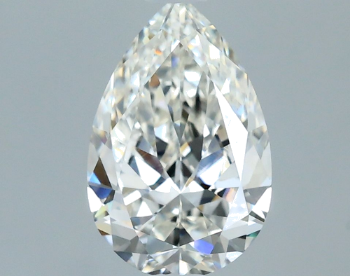 0.7 carat I-VVS1 Natūralus Pear Deimantas (1)