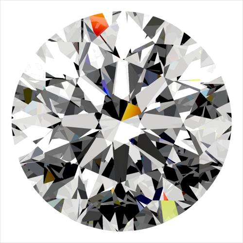 0.34 carat H-SI2 Excellent cut Natūralus Round Deimantas (1)