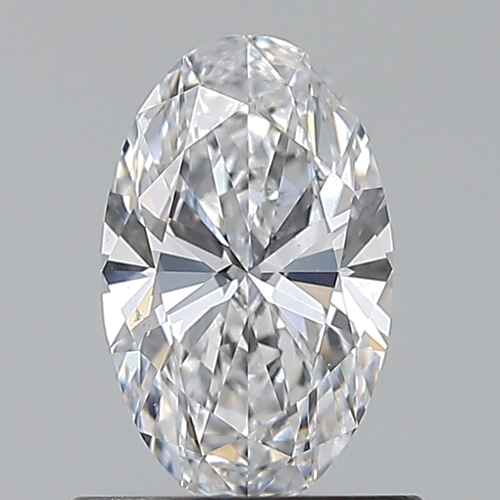 0.7 carat D-SI1 Natūralus Oval Deimantas (1)