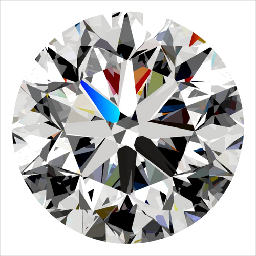 0.4 carat I-VS2 Very Good cut Natūralus Round Deimantas (1)