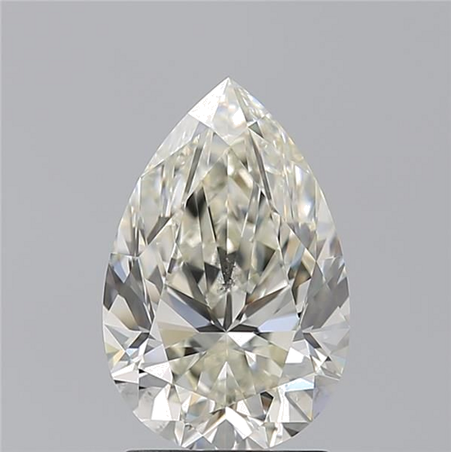 2.24 carat K-SI1 Natūralus Pear Deimantas (1)