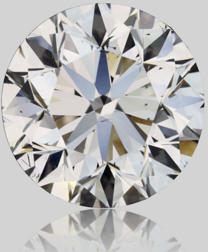 1.0 carat F-SI1 GD cut Natūralus Round Deimantas (1)