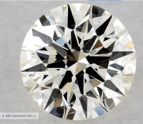 0.3 carat K-VS2 Excellent cut Natūralus Round Deimantas (1)