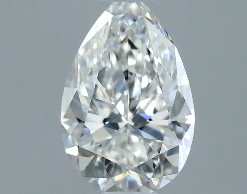 0.3 carat F-VS1 Natūralus Pear Deimantas (1)