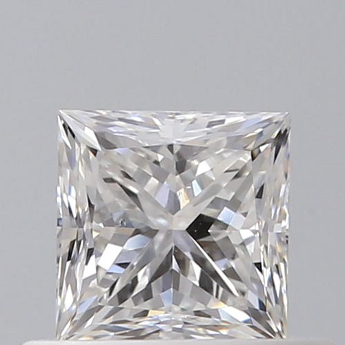 0.5 carat E-SI1 Natūralus Princess Deimantas (1)